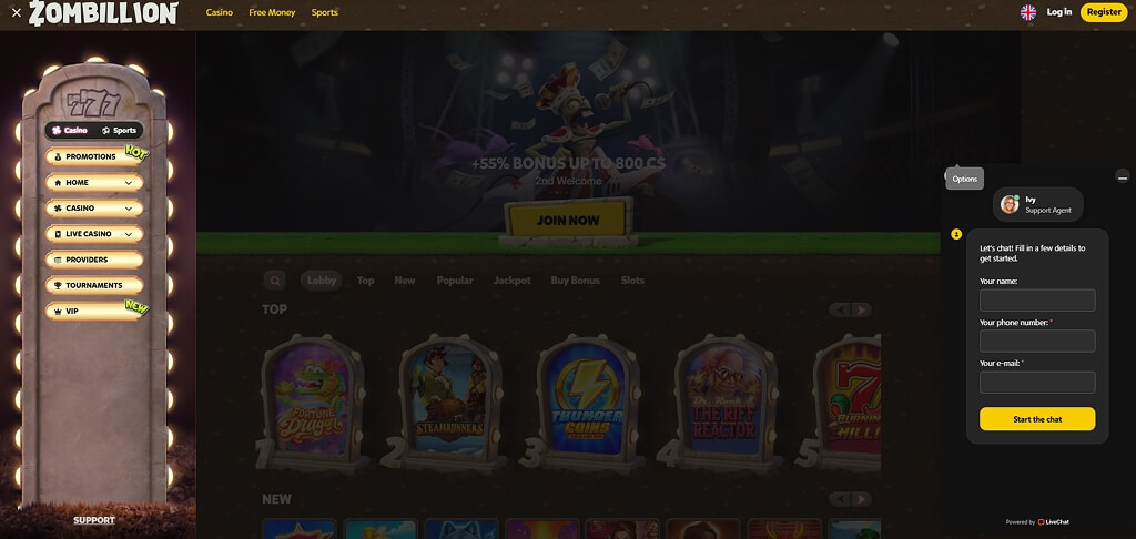 Zombillion Casino